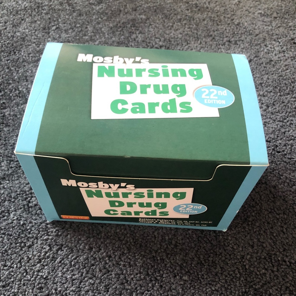 Mosbys nursing drug cards